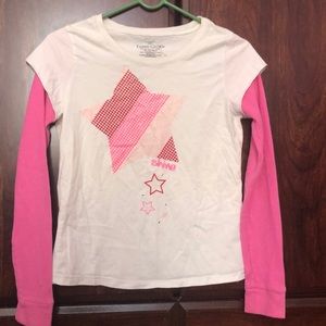Girls Faded glory long sleeve tee